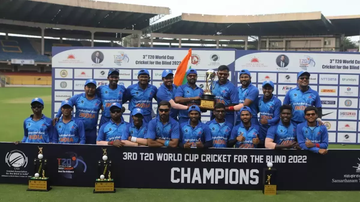India Proud Of Its Athletes: PM Modi At Country Winning T20 World Cup for Blind India Proud Of Its Athletes: PM Modi At Country Winning T20 World Cup for Blind
