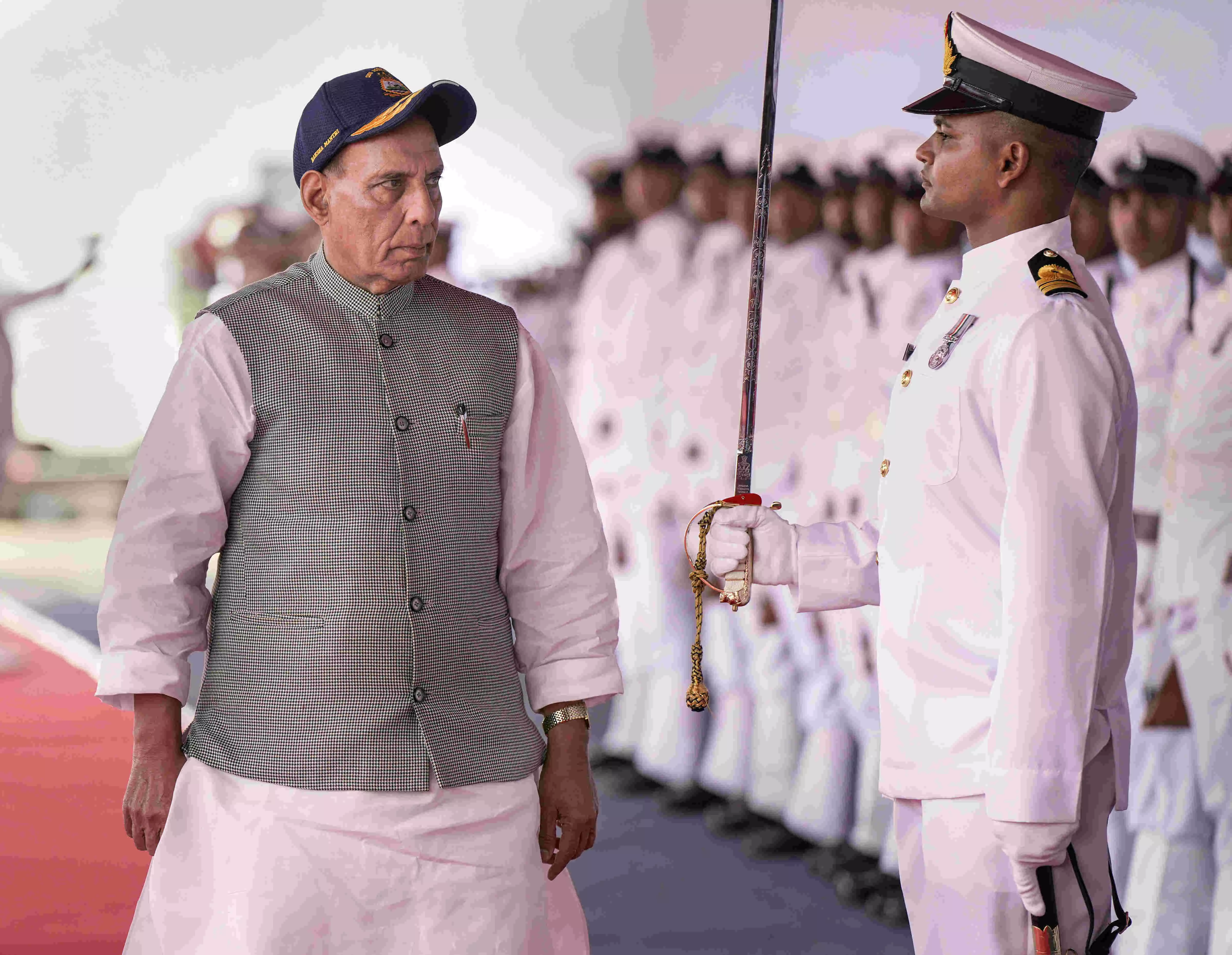 Rajnath Singh Cites Puranas To Underline Navys Role In Indias Security