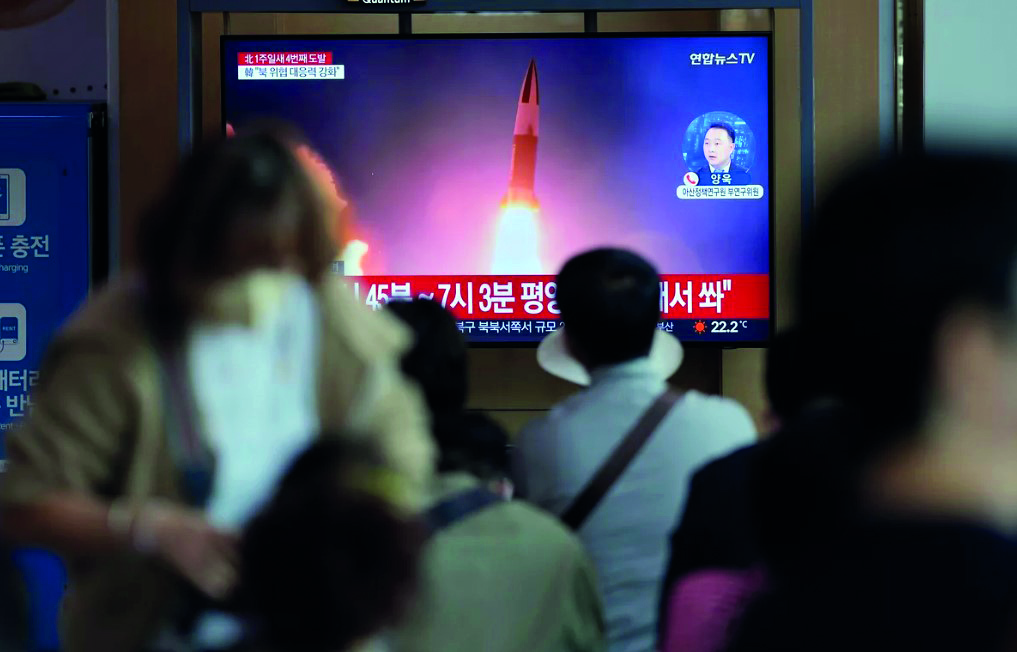 North Korea fires 2 ballistic missiles raising tensions North Korea fires 2 ballistic missiles raising tensions