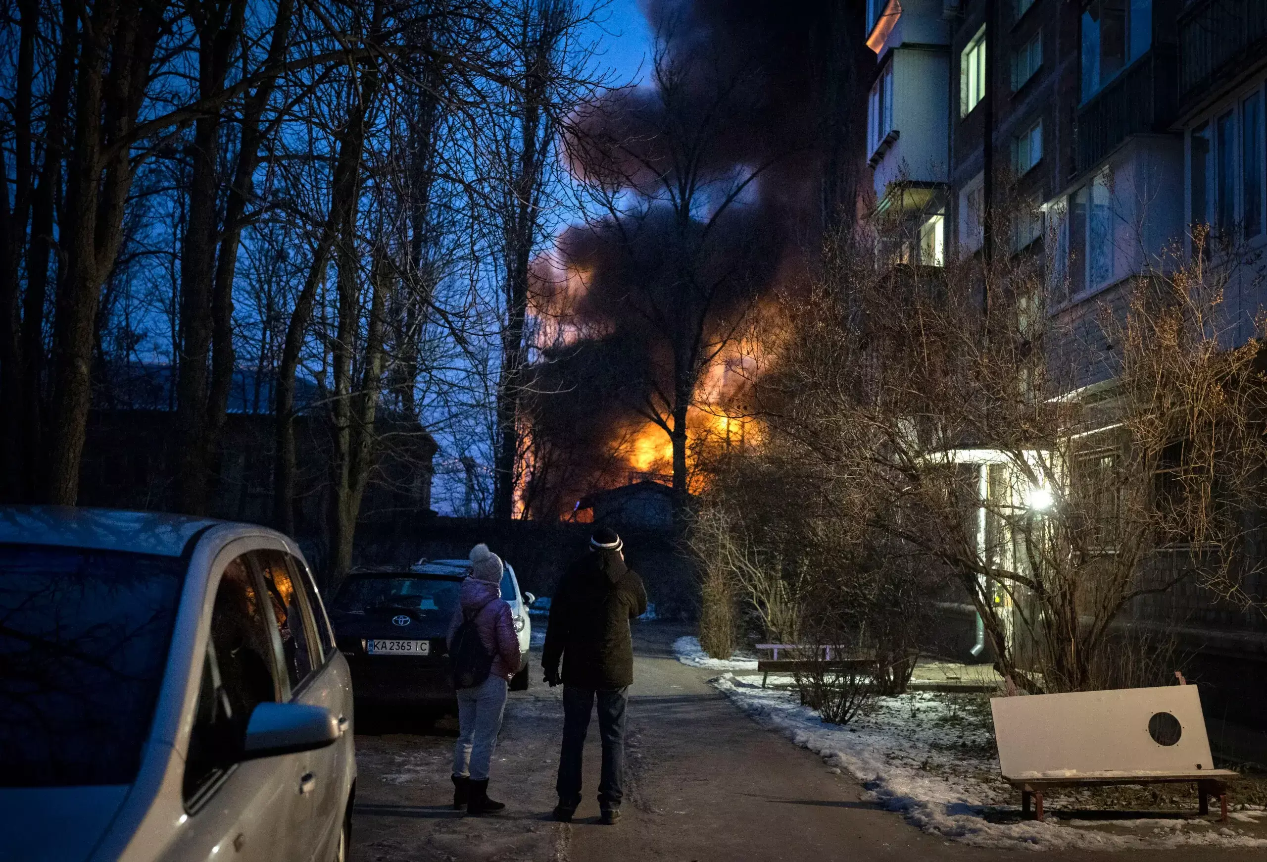 Russia-Ukraine War: Night-time Drone Attack Hits Kyiv As Putin Heads To Belarus