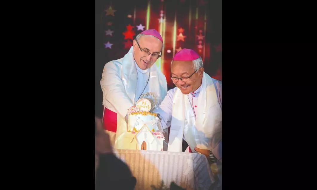 Bishop Stephen Lepcha ushers in Yuletide in Darj with message of 'love, unity, peace' Bishop Stephen Lepcha ushers in Yuletide in Darj with message of 'love, unity, peace'