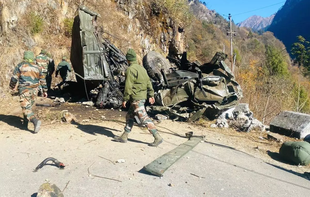 16 Army Men Died After Truck Falls Into Gorge In Sikkim