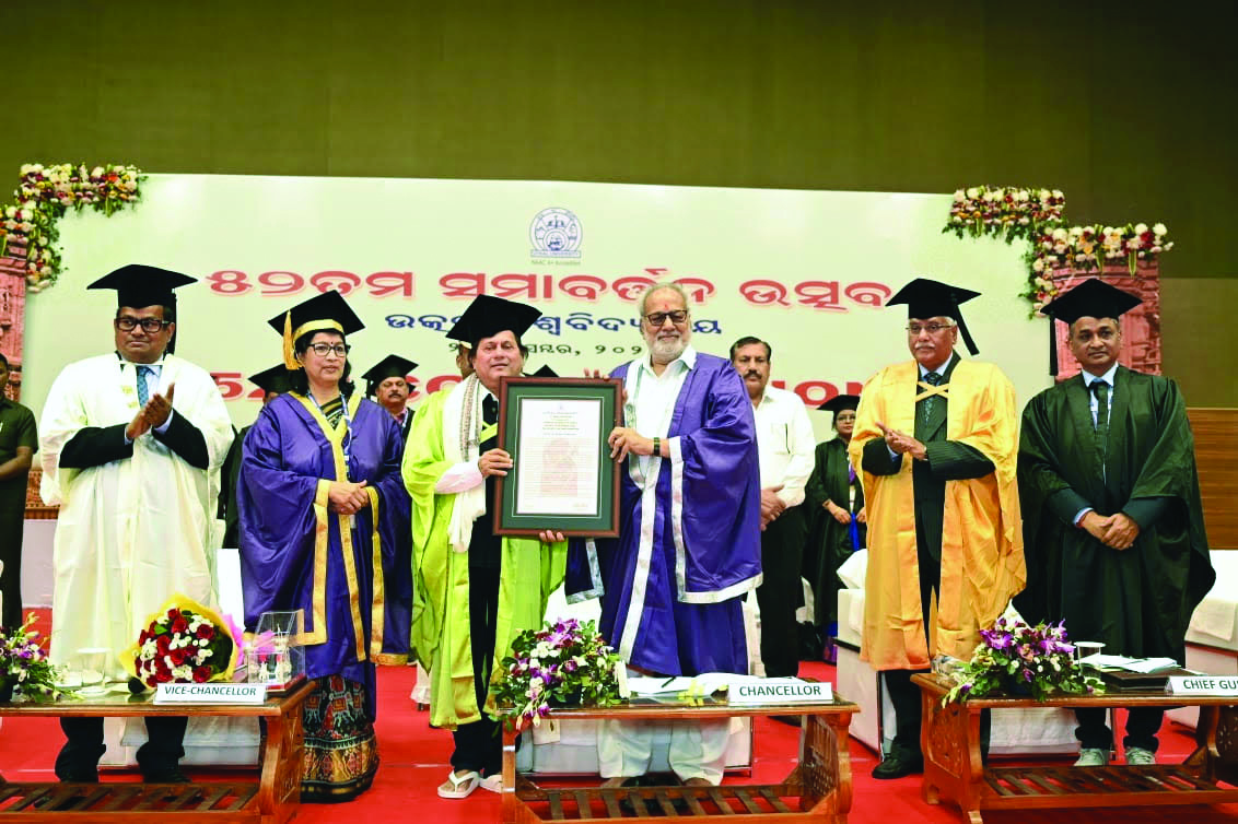 Dr. Achyuta Samanta conferred honorary doctorate by Utkal varsity
