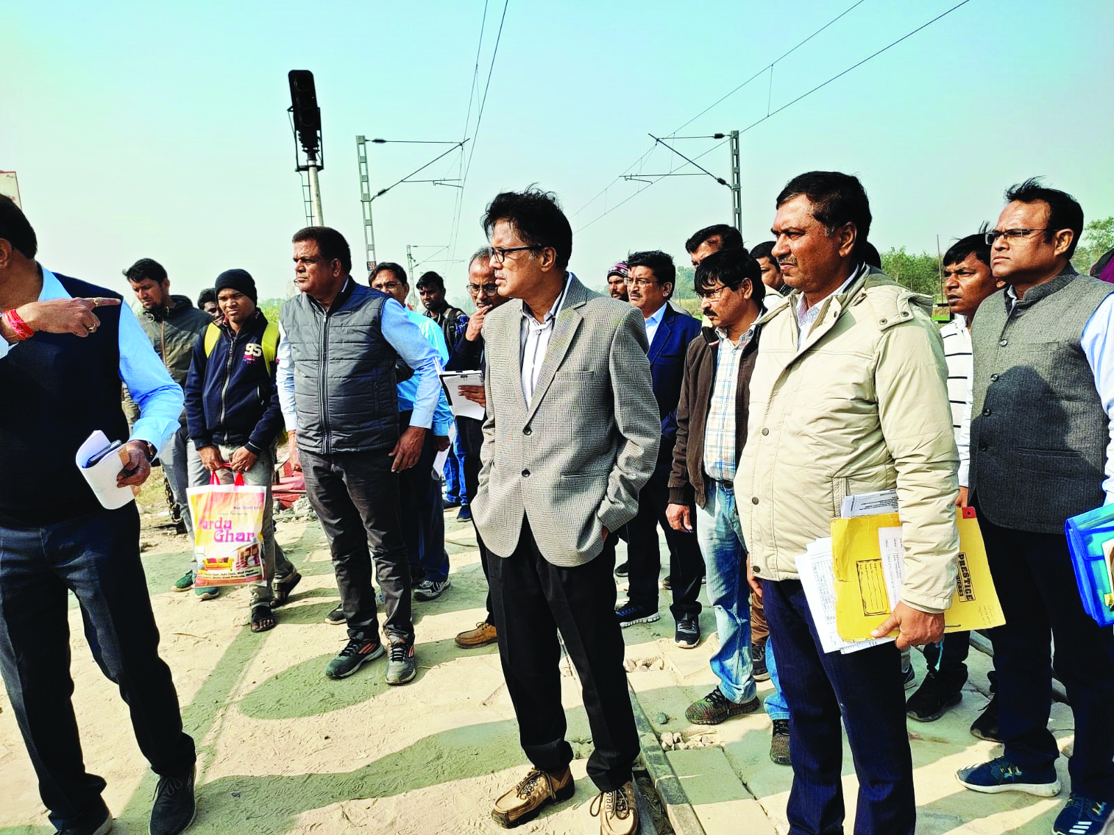 Safety Commissioner (Railways) inspects newly-doubled rly section