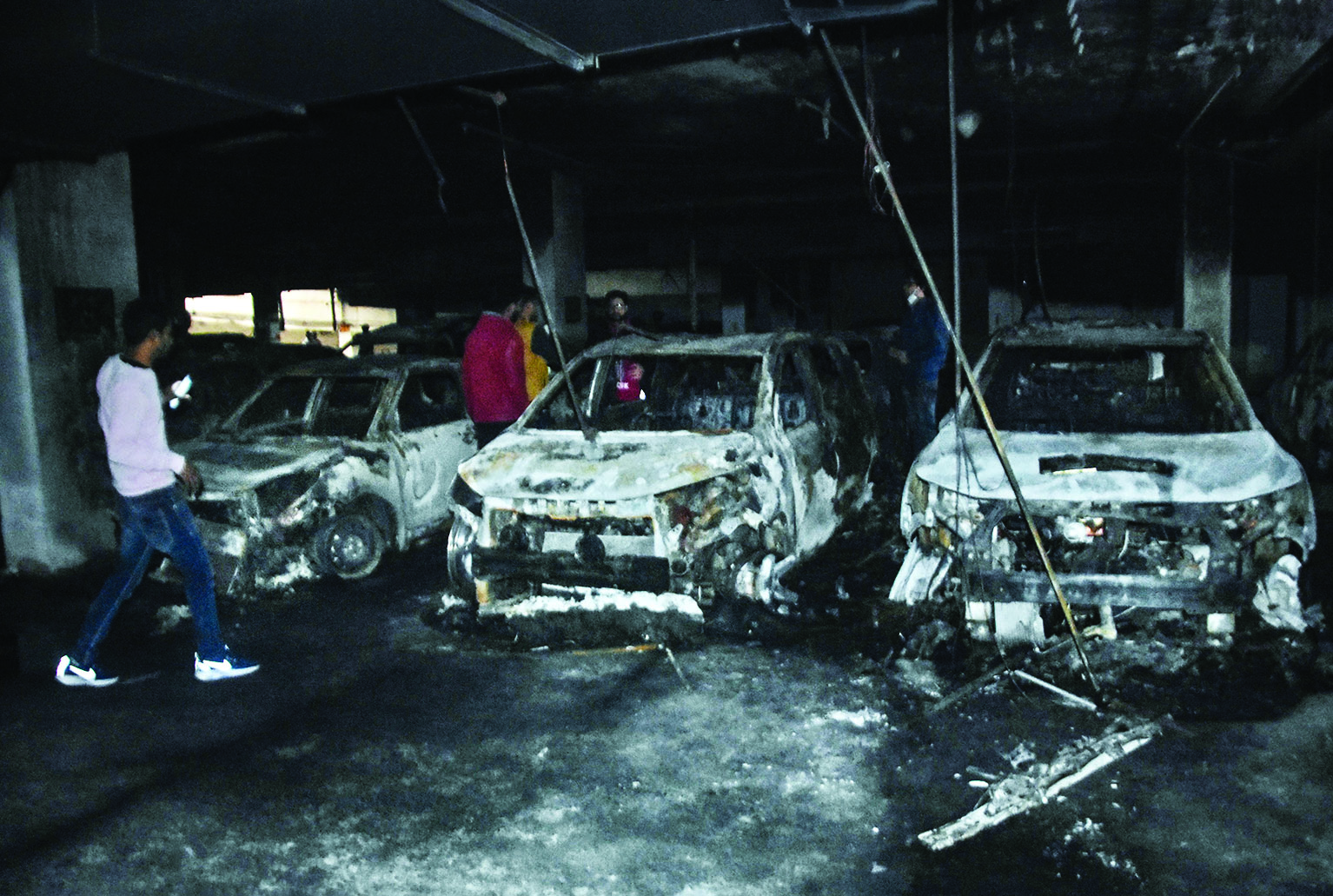 Firm in charge of maintenance of gutted parking lot may be asked to pay for loss Firm in charge of maintenance of gutted parking lot may be asked to pay for loss