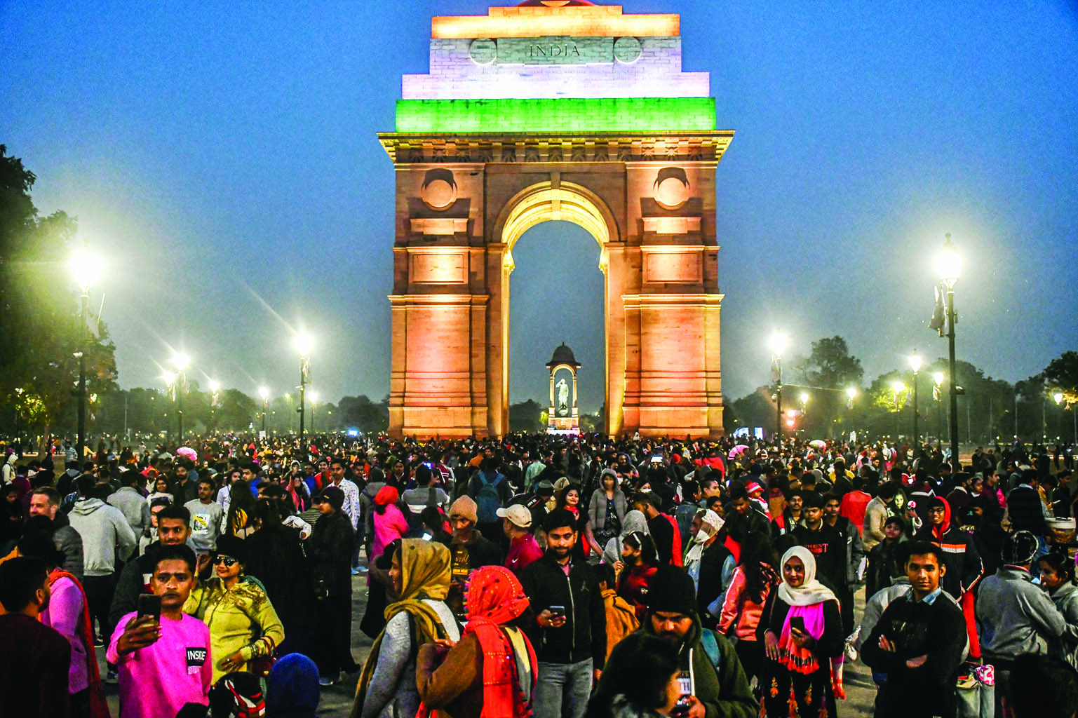 After 2-yr gap, revellers turn out in numbers to celebrate New Years Eve at Kartavya Path After 2-yr gap, revellers turn out in numbers to celebrate New Years Eve at Kartavya Path
