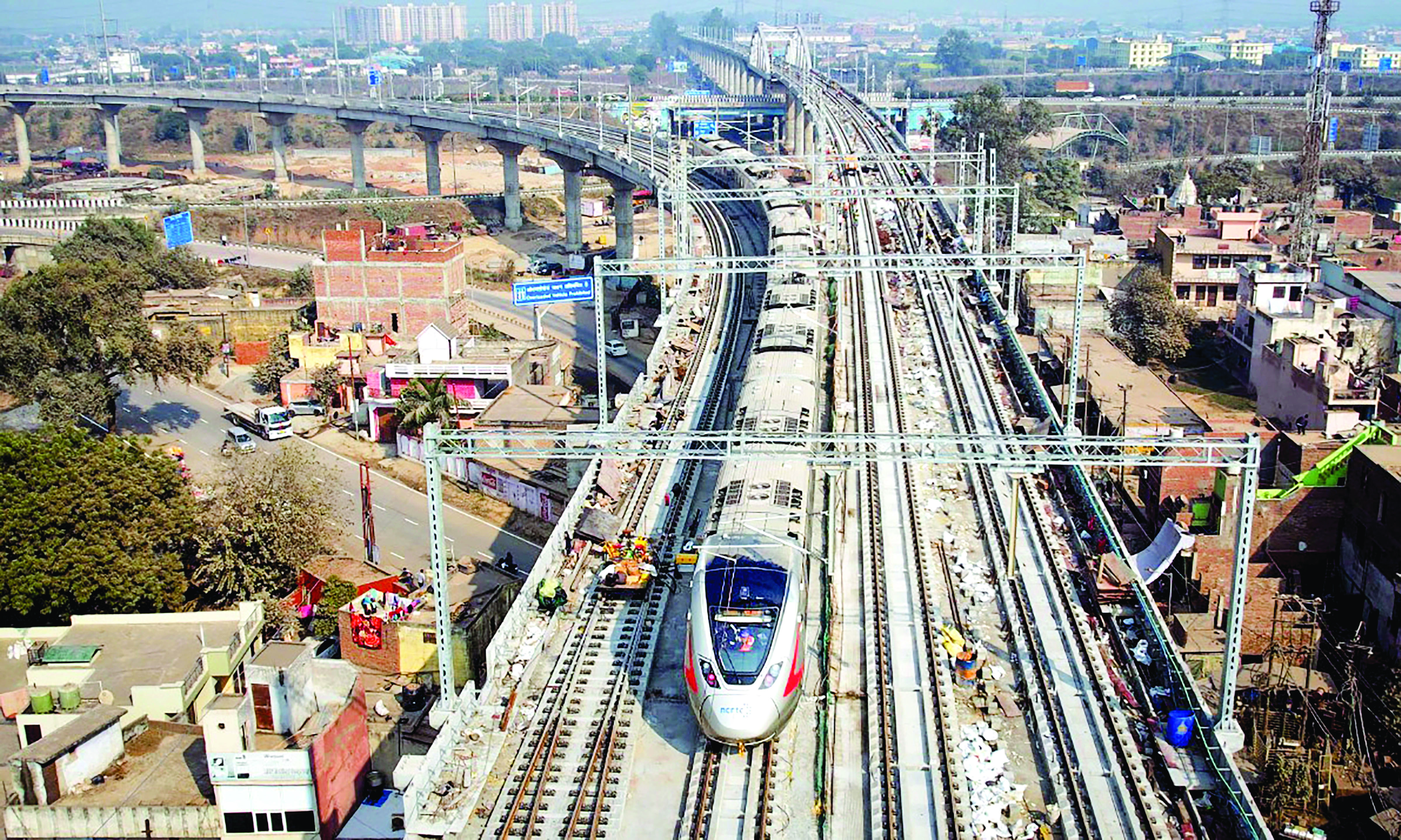 Delhi-Meerut RRTS: OHE capacity tested successfully on Duhai Depot-Gzb section Delhi-Meerut RRTS: OHE capacity tested successfully on Duhai Depot-Gzb section