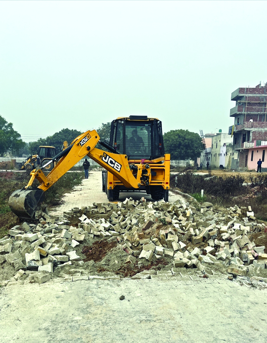 GNIDA carry out anti-encroachment drive in Gr Noida