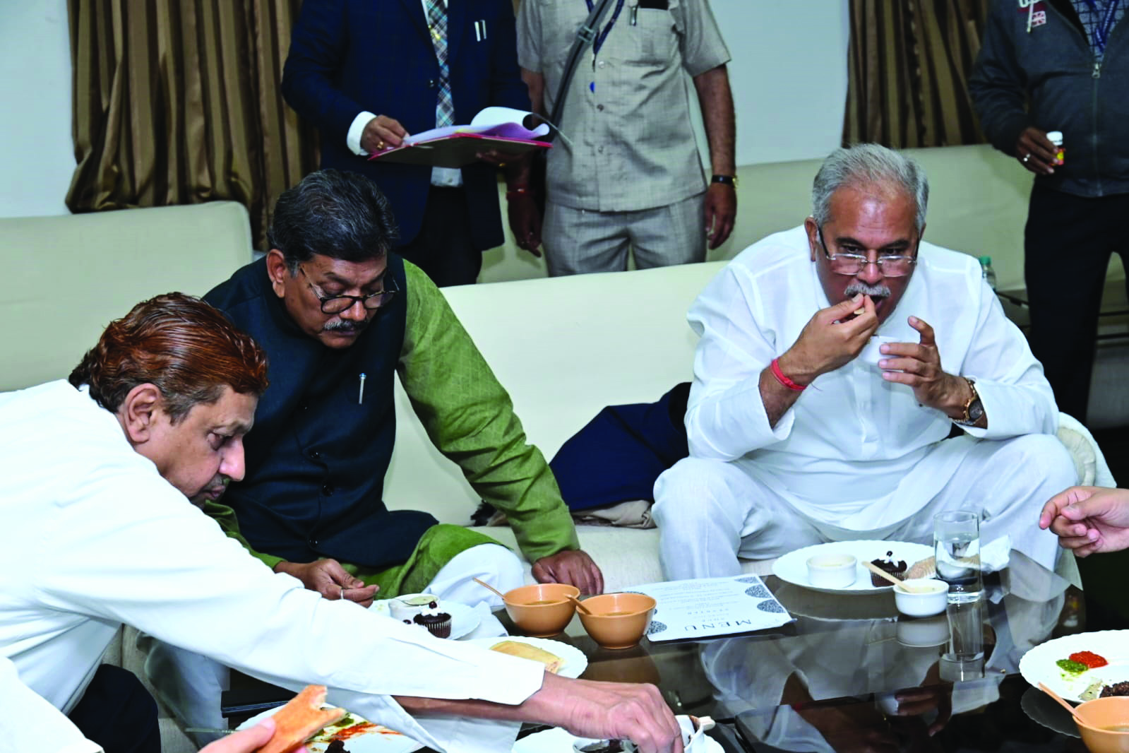 Bhupesh Baghel arranges millet lunch for MLAs, ministers Bhupesh Baghel arranges millet lunch for MLAs, ministers