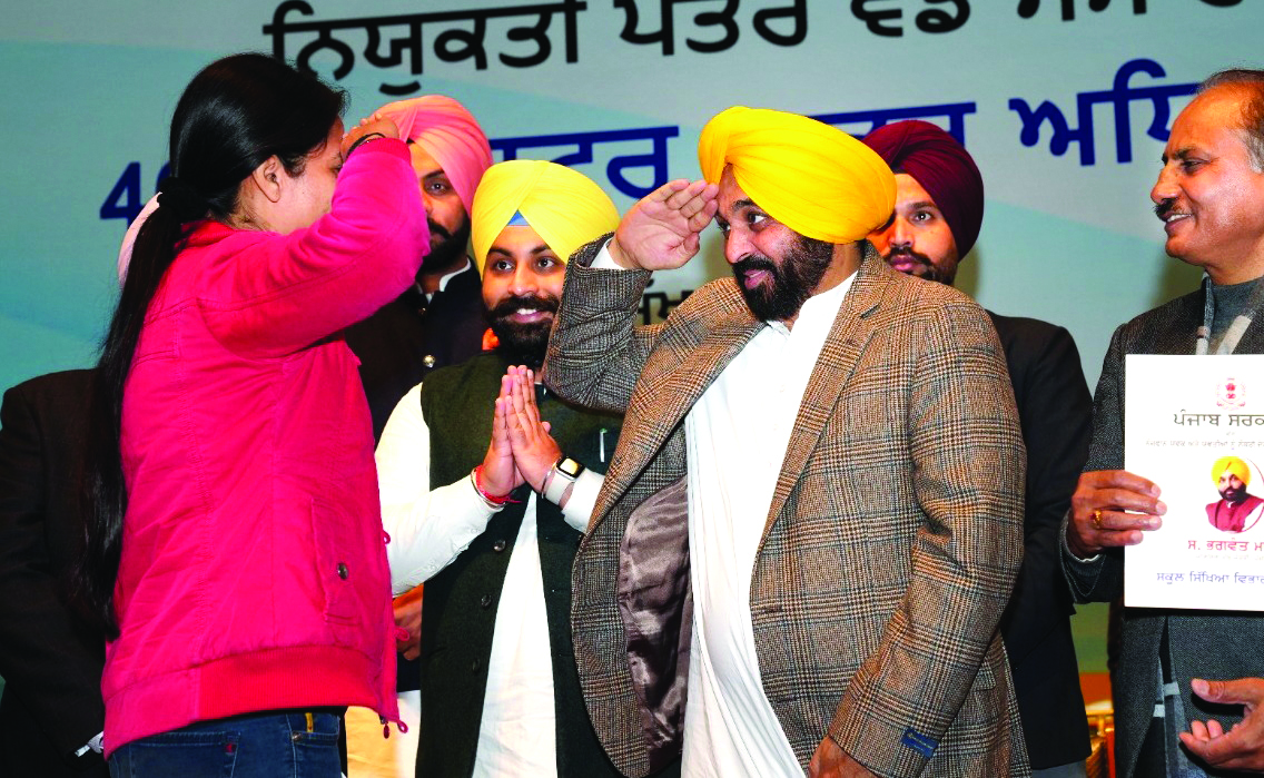 Govt fulfilled major promise by providing 25,000 jobs in 9 months: Bhagwant Mann
