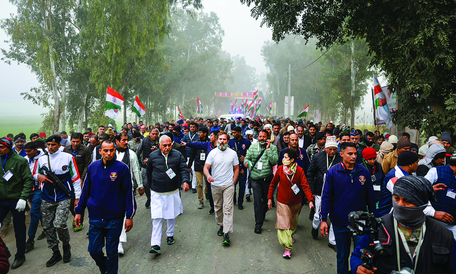 Bharat Jodo Yatra: Rahul Gandhi targets Haryana govt during public meet at Panipat