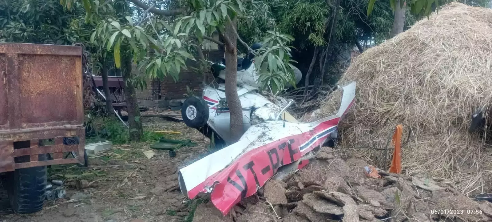 Madhya Pradesh: Trainer aircraft crashes in Rewa district, pilot killed