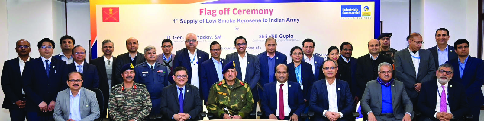 BPCL launches low smoke Superior Kerosene Oil for Indian Army BPCL launches low smoke Superior Kerosene Oil for Indian Army