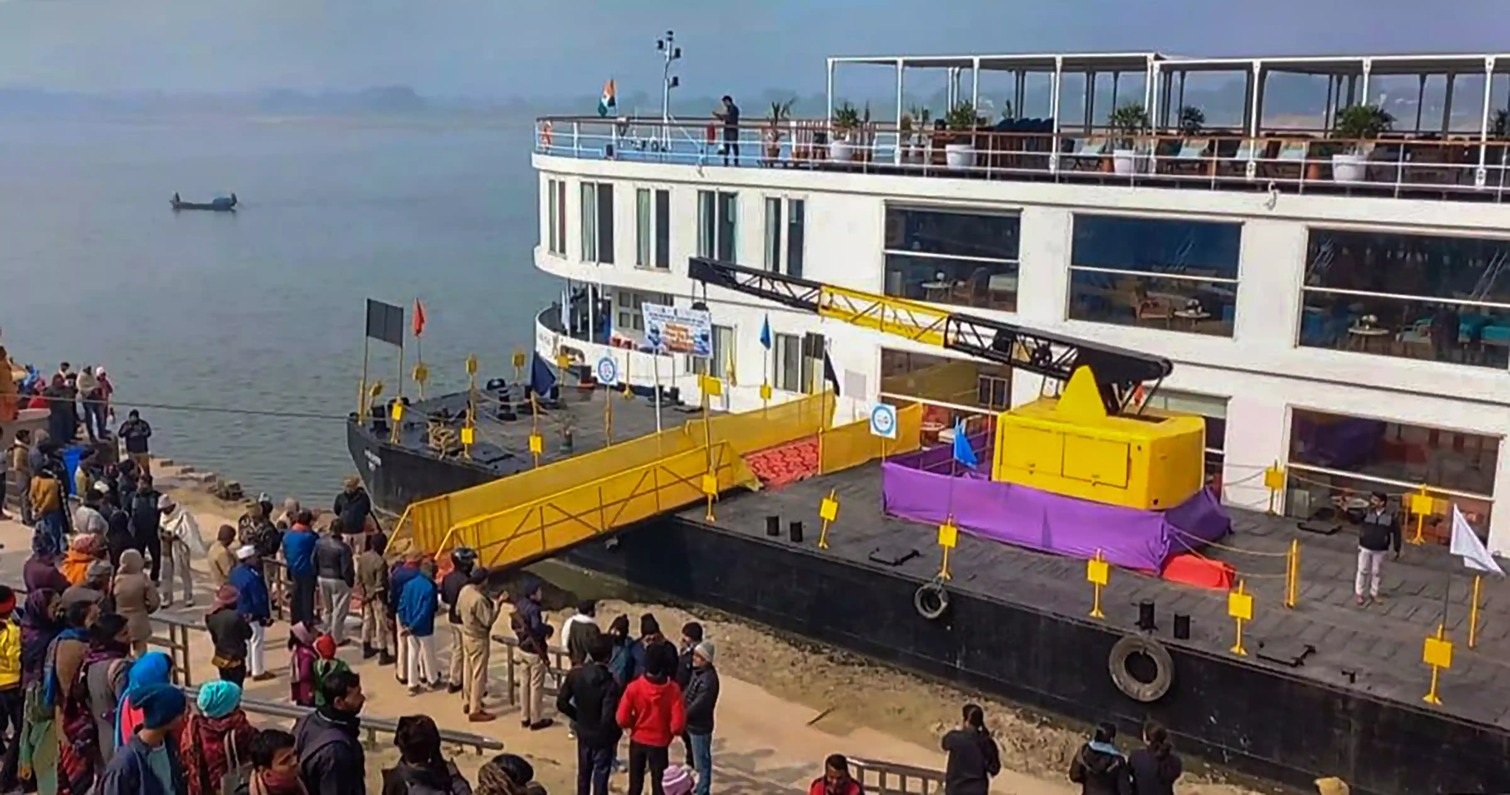 PM Modi to flag off luxury cruise MV Ganga Vilas on January 13 PM Modi to flag off luxury cruise MV Ganga Vilas on January 13