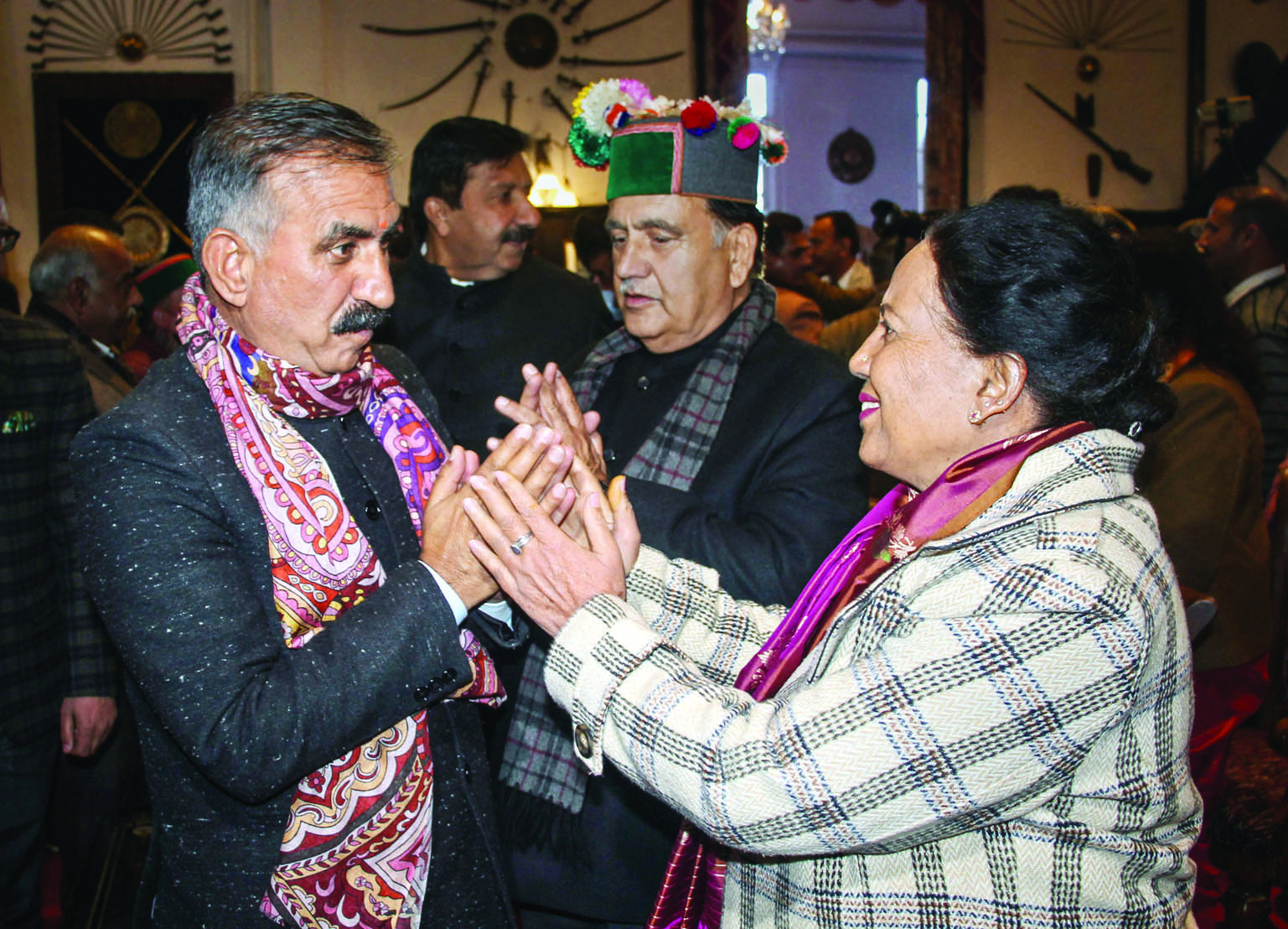 Sukhu inducts 7 ministers, including Vikramaditya, appoints 6 CPS Sukhu inducts 7 ministers, including Vikramaditya, appoints 6 CPS