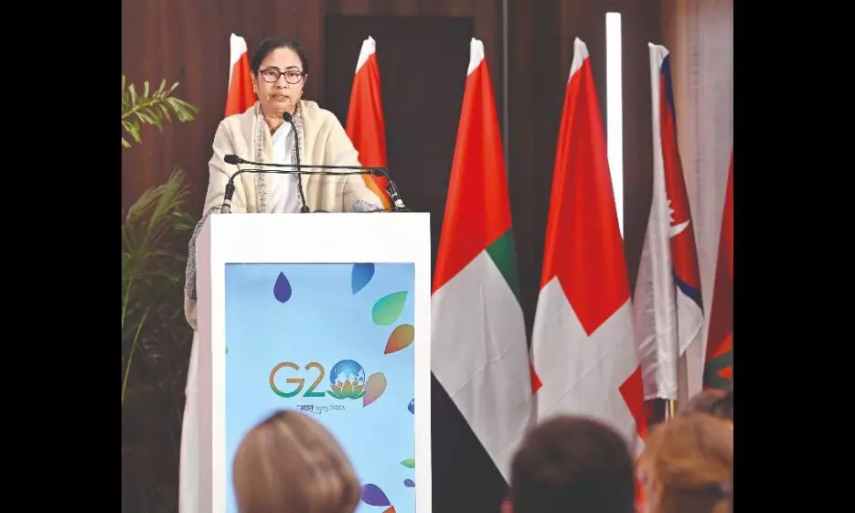 G-20 Summit: Mamata bats for ‘devlpnt with a humane face’ G-20 Summit: Mamata bats for ‘devlpnt with a humane face’