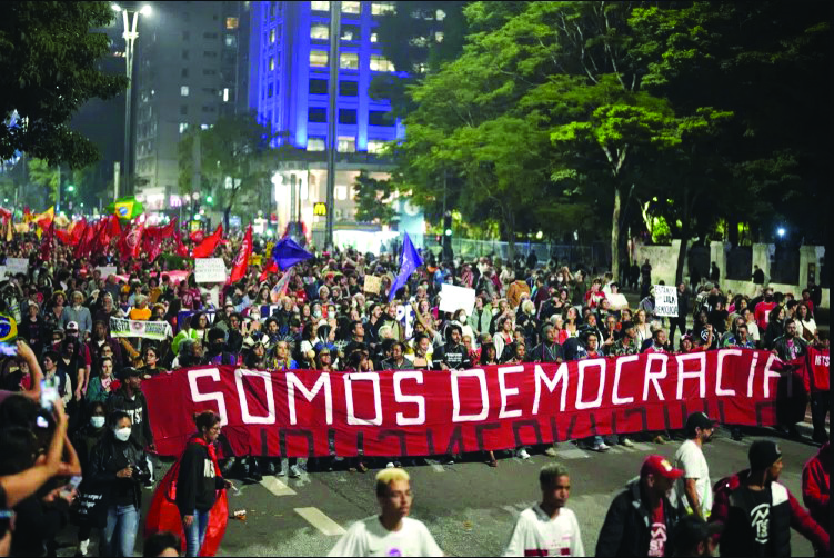 ‘No amnesty!’: Protesters in Brazil demand jail for rioters