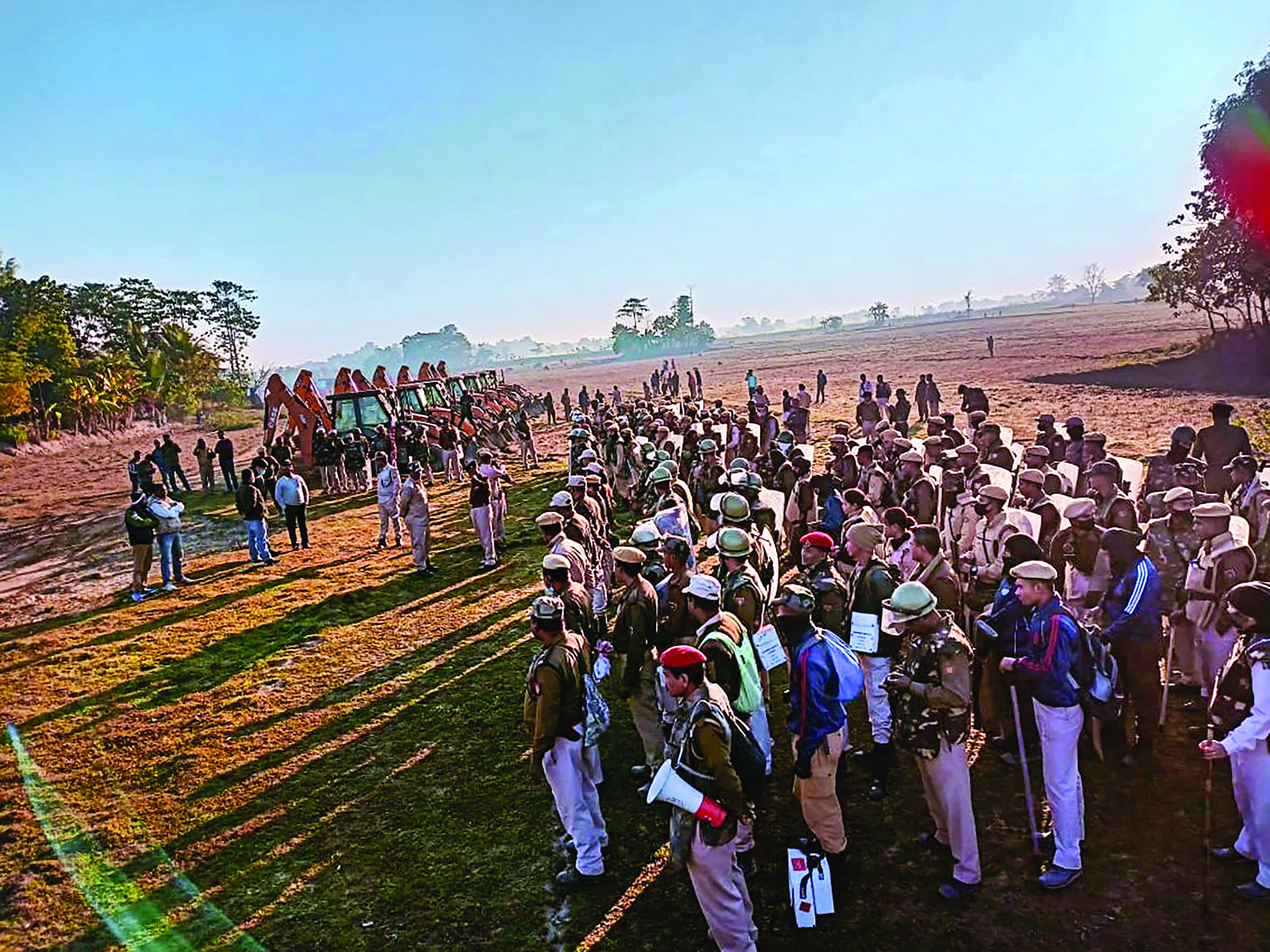 Assam: Hundreds go homeless in 2nd day of eviction drive at Pava Reserve