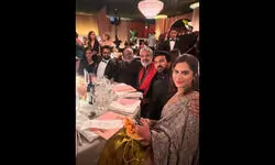 RRR stars Ram Charan, JR NTR and director SS Rajamouli walk Golden Globes red carpet RRR stars Ram Charan, JR NTR and director SS Rajamouli walk Golden Globes red carpet