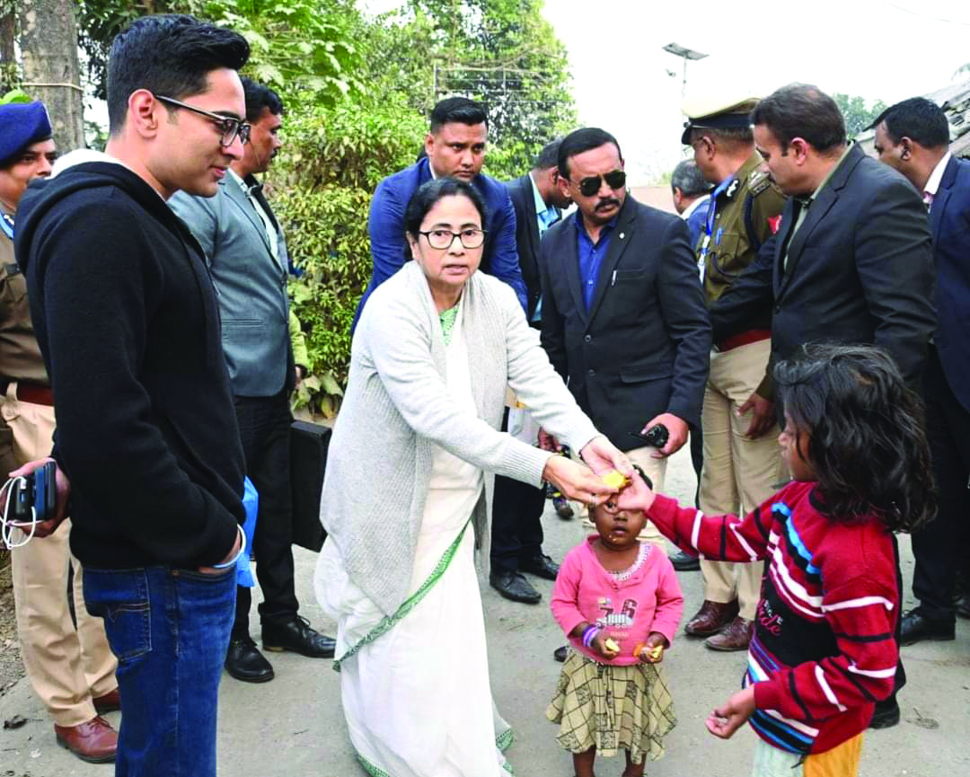 CM spreads warmth on a chilly day in Alipurduar, gives winter clothes