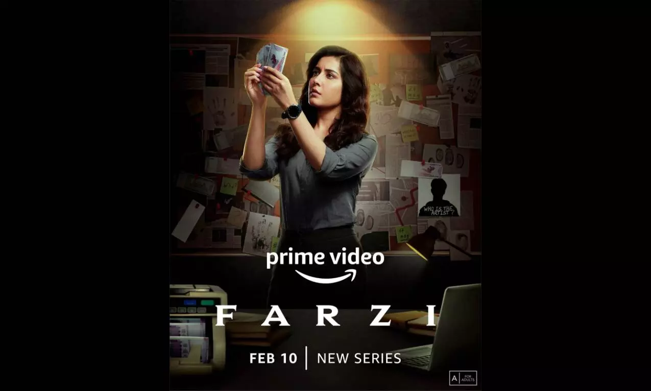 Prime Video unveils Raashii Khanna’s character video from ‘Farzi’