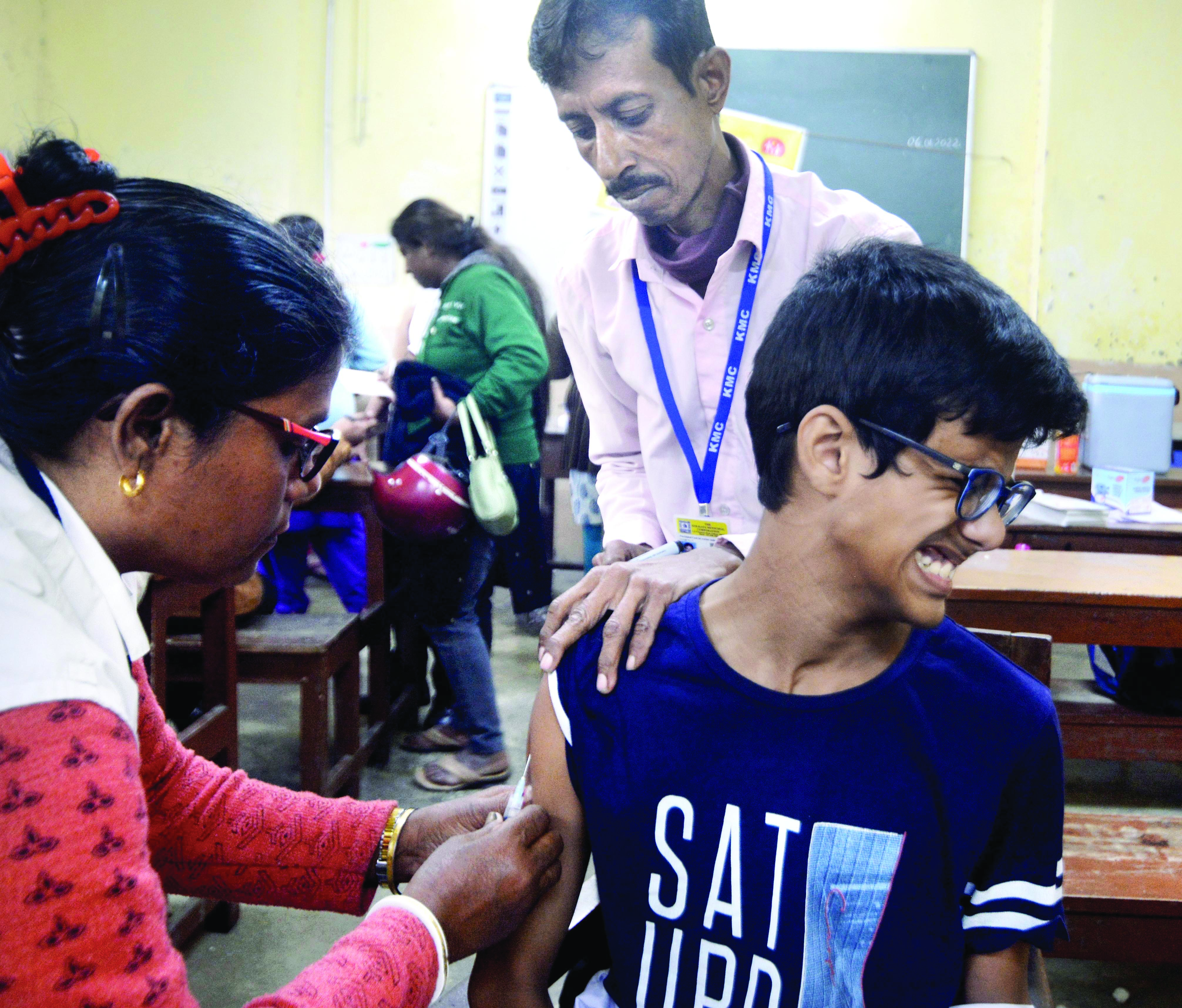 Over 43% of target group given Measles-Rubella jabs in 9 days