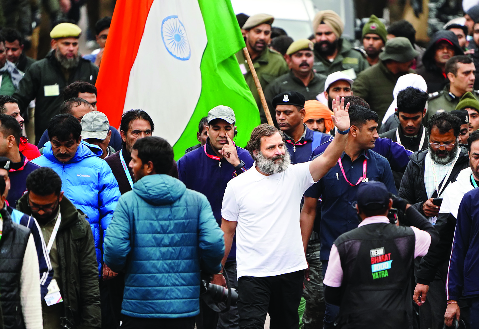 Bharat Jodo Yatra begins J&K leg Bharat Jodo Yatra begins J&K leg