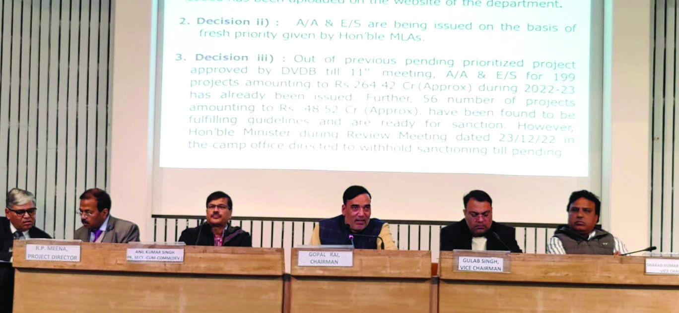 Govt sanctions 136 schemes to improve infra in villages Govt sanctions 136 schemes to improve infra in villages