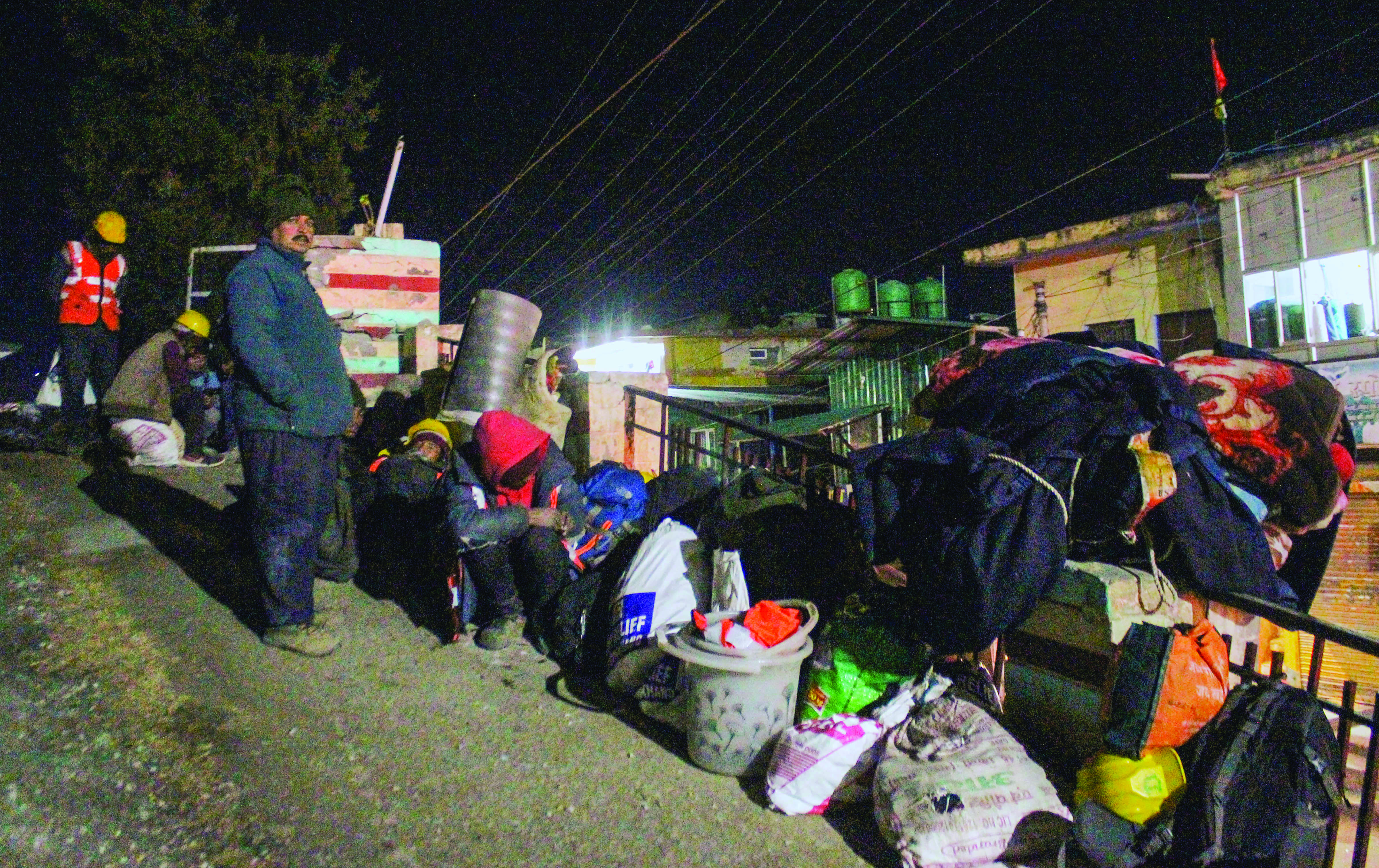 Construction of shelters begins for displaced families