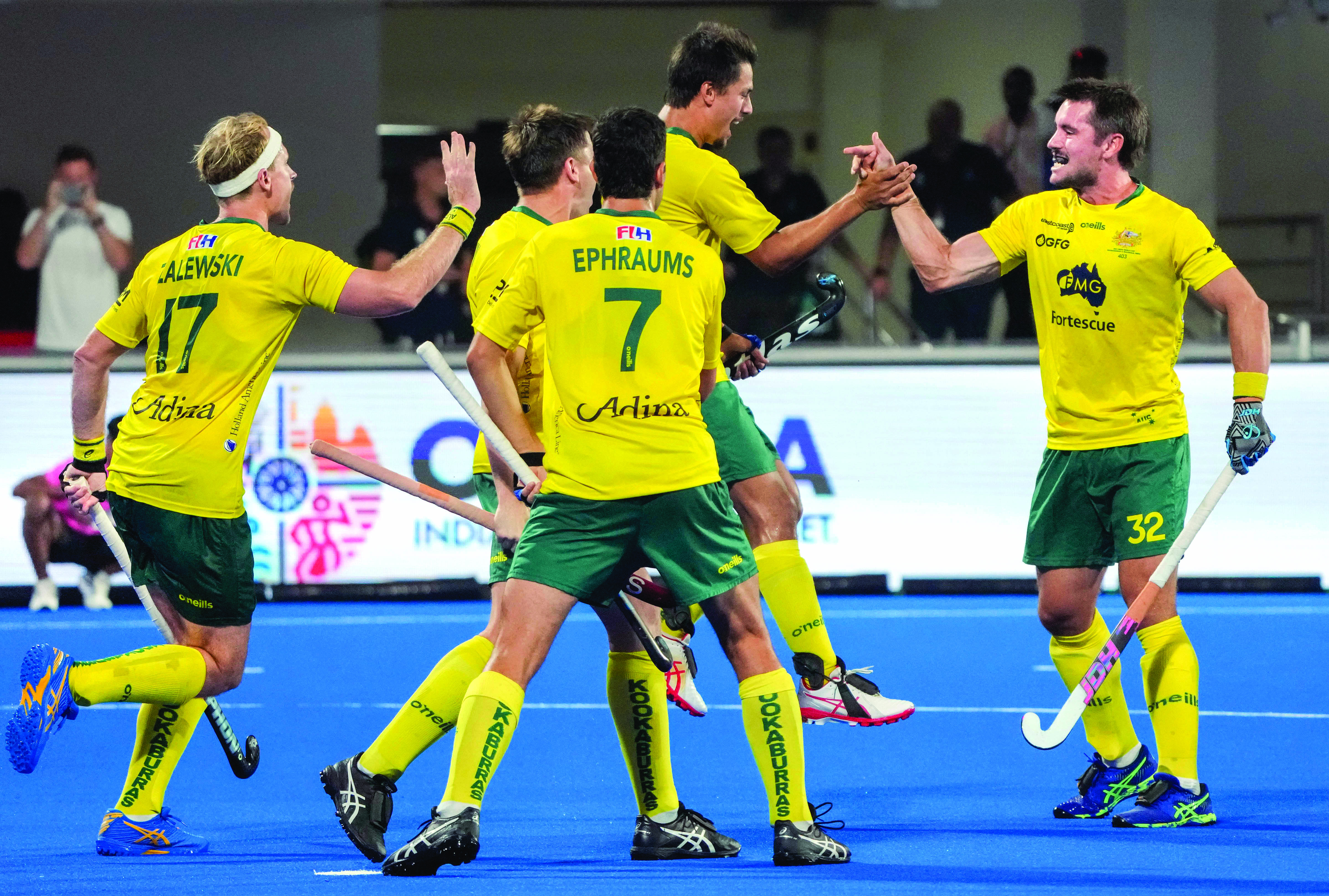 Australia enter semi-finals for 12th time on trot, beat Spain