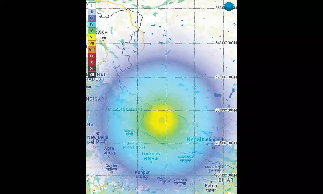 Strong tremors in Delhi, nearby areas as 5.9 earthquake hits Nepal Strong tremors in Delhi, nearby areas as 5.9 earthquake hits Nepal
