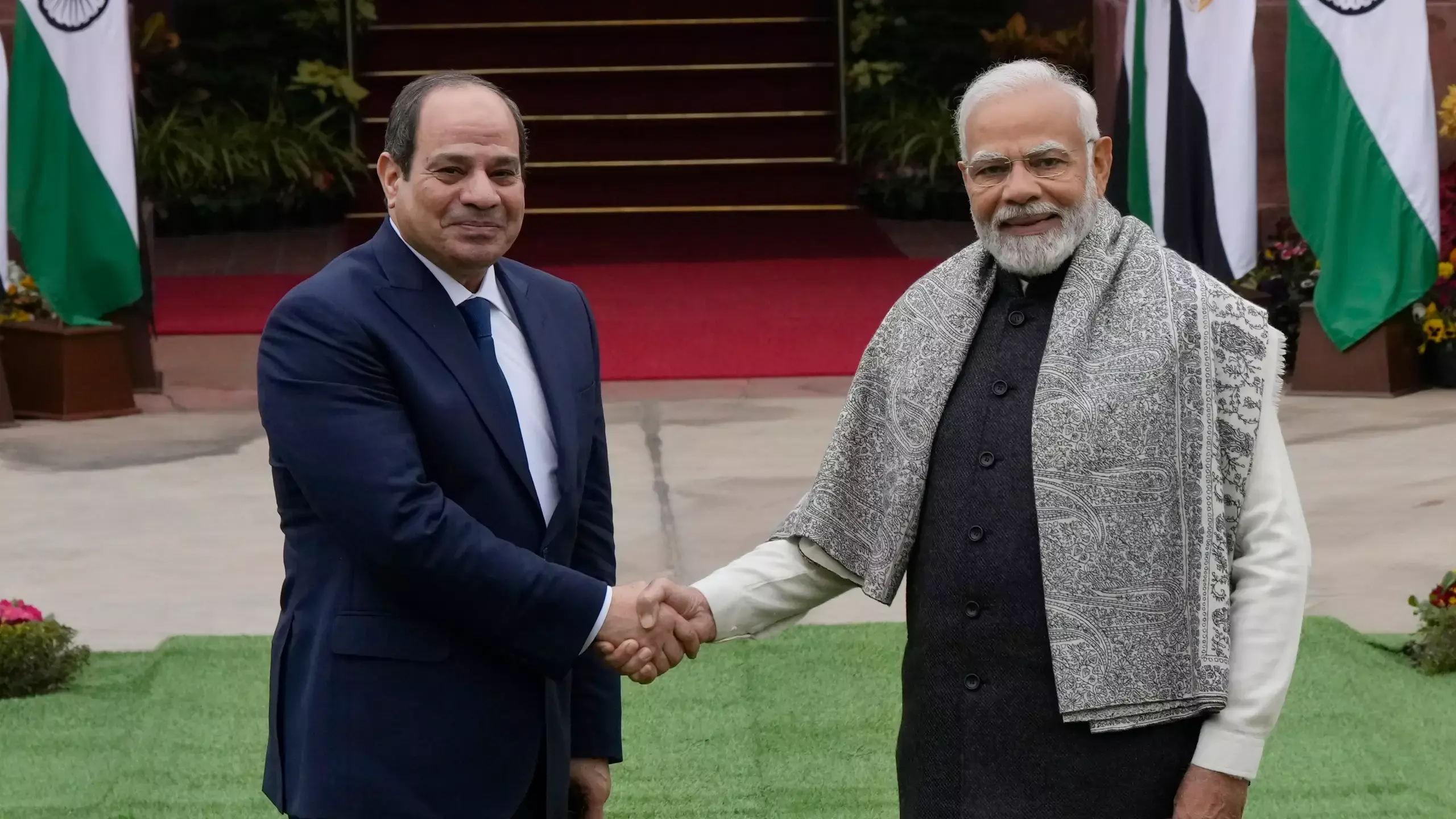 PM Modi and Egyptian President Sisi call for zero tolerance towards terrorism PM Modi and Egyptian President Sisi call for zero tolerance towards terrorism