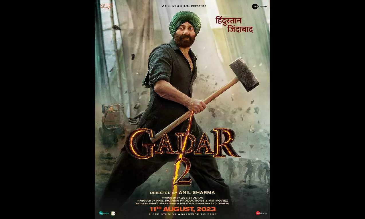 Makers of Gadar 2 reveal the first look of Sunny Deol