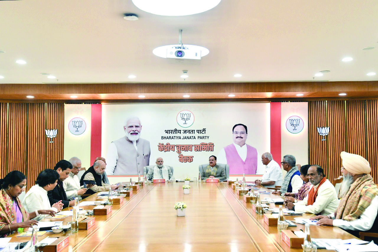 BJP’s CEC meets to finalise candidates for Tripura polls