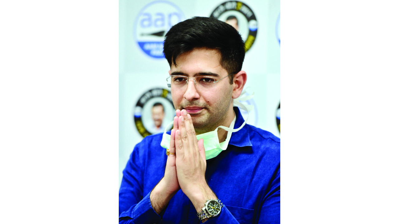 Raghav Chadha receives India-UK Outstanding Achiever Honours