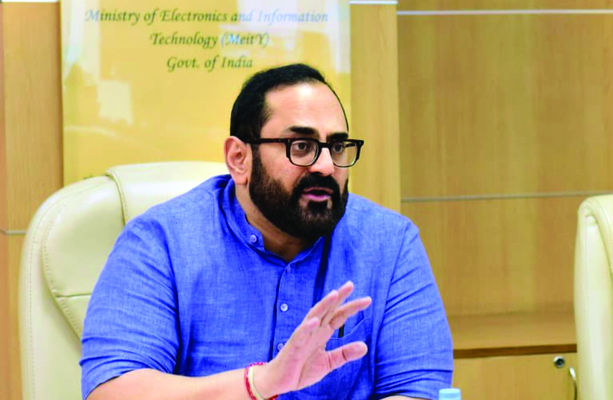 Indian electronics manufacturing to cross `1.28 lakh cr next fiscal: MoS IT Chandrasekhar