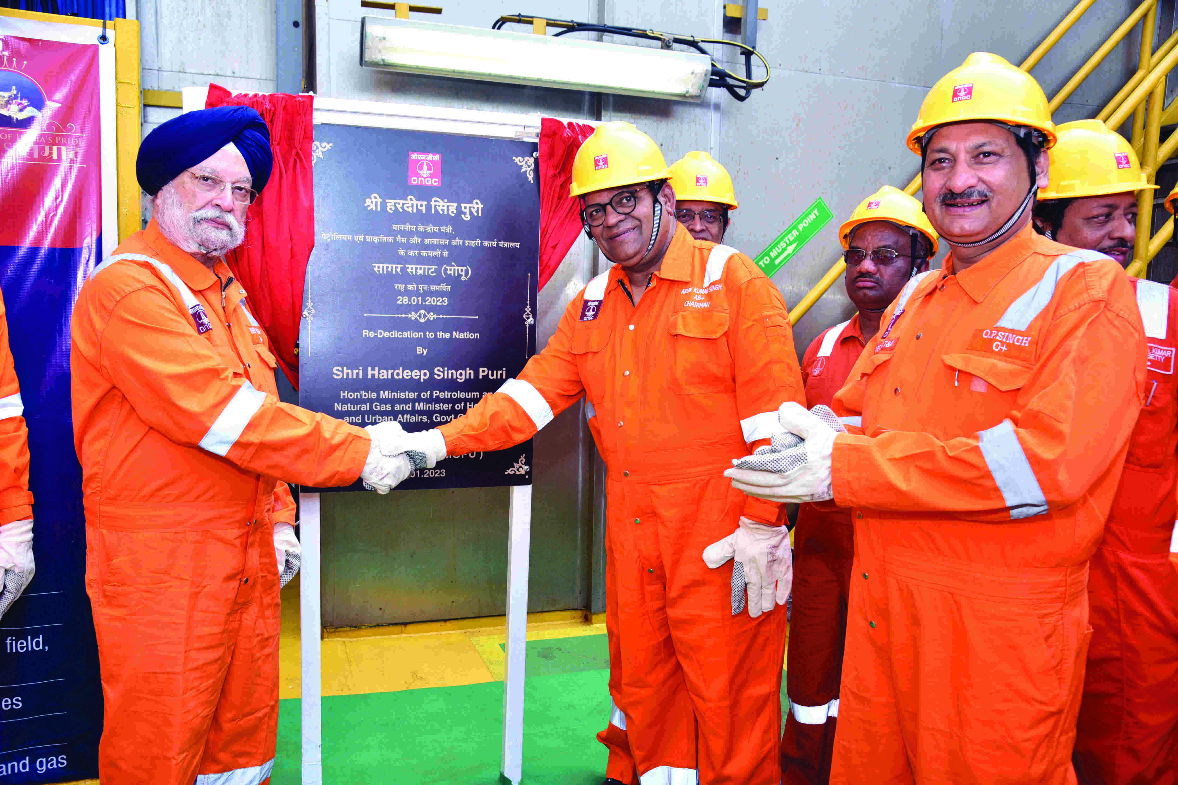 Puri rededicates ONGC’s iconic Sagar Samrat to nation