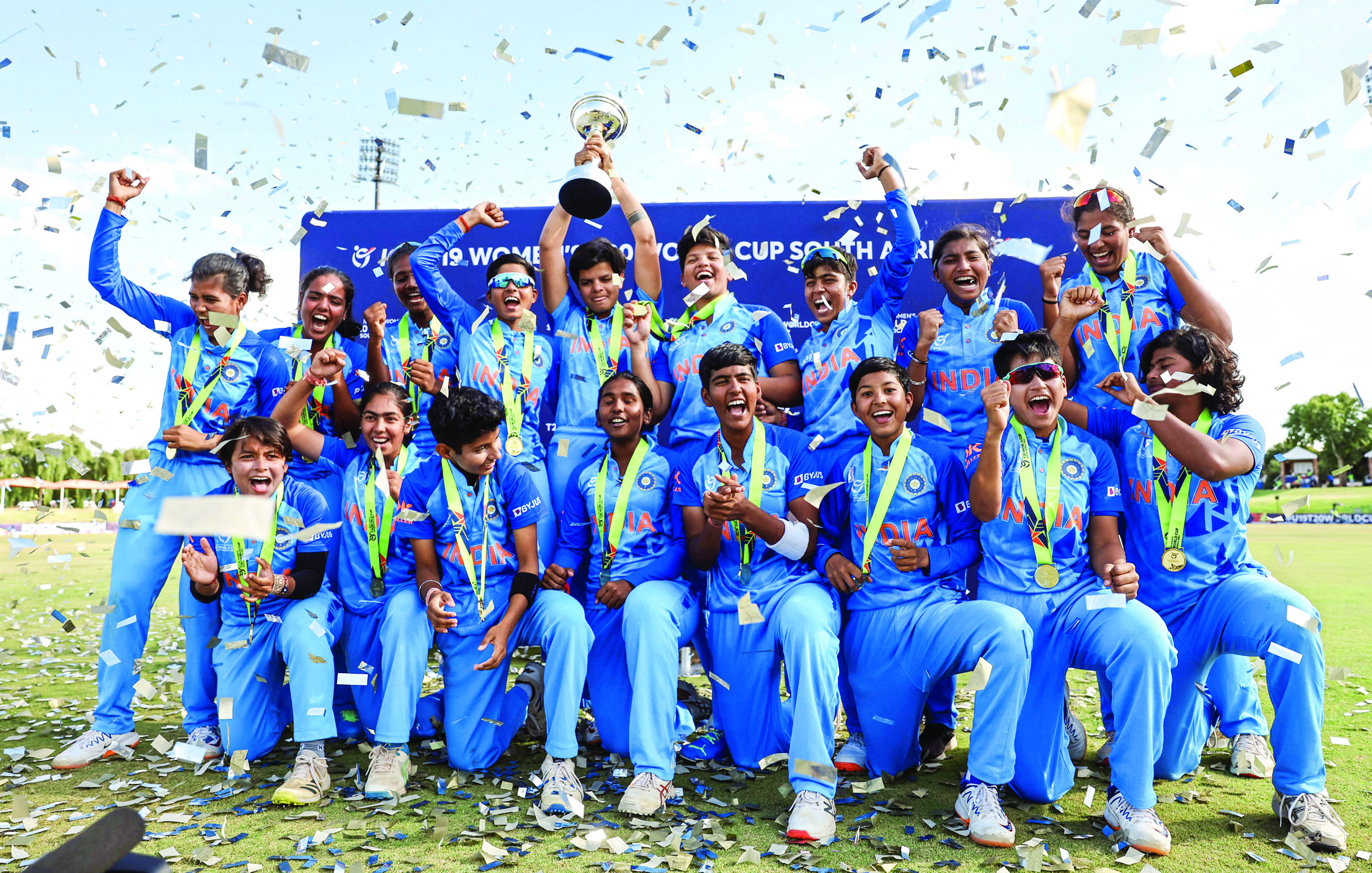 India crowned world champions India crowned world champions