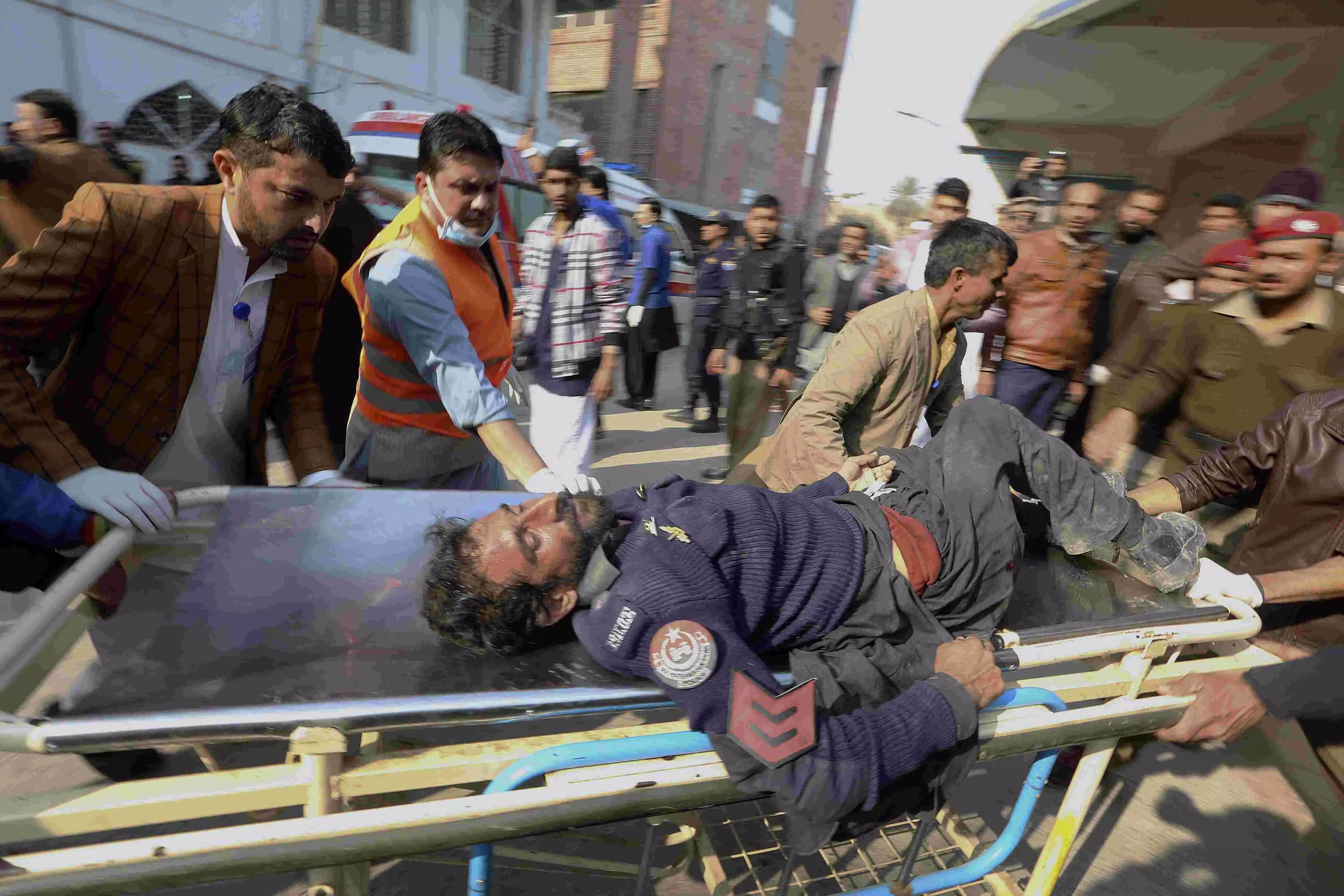 46 killed, over 100 injured in Taliban suicide attack at mosque in high-security zone in pakistans Peshawar