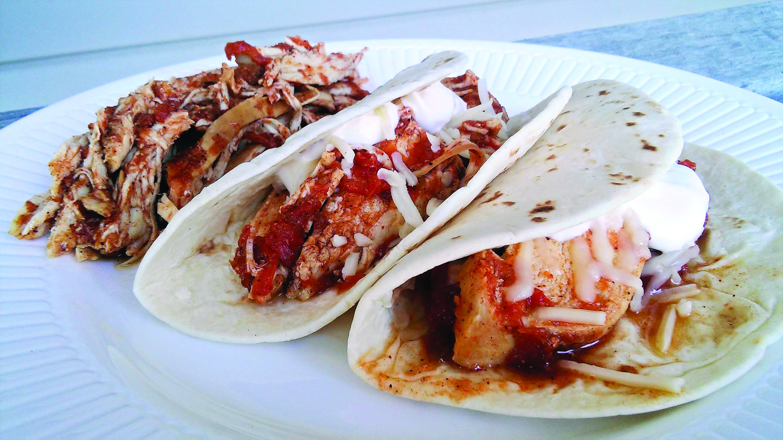 Slow Cooked Chicken Fajitas