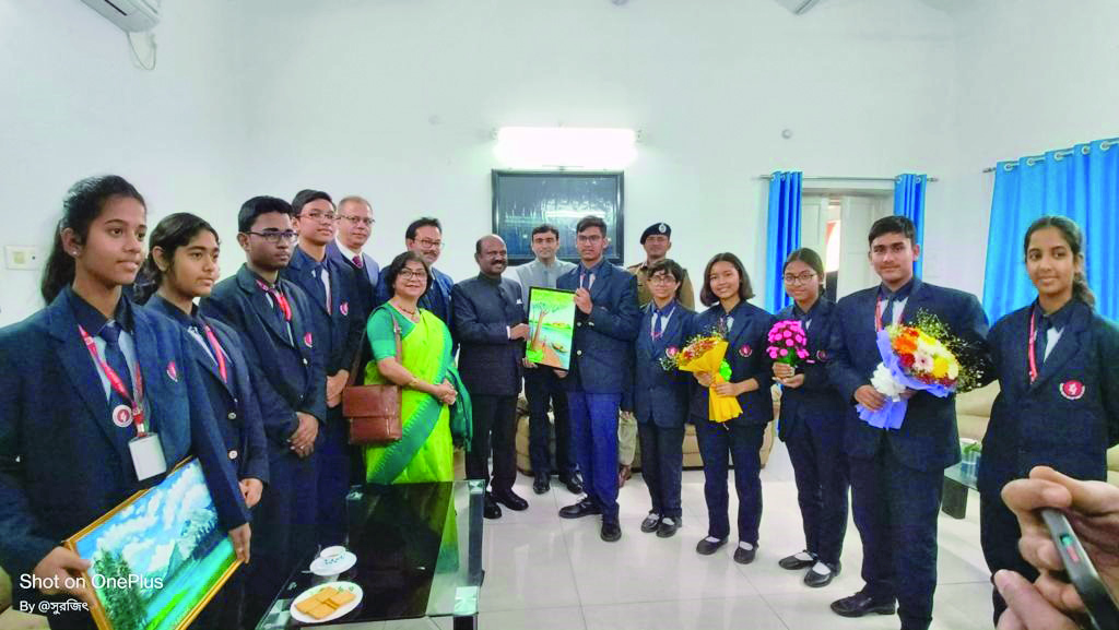 Guv invites students of Techno India Group Public School to visit Raj Bhavan