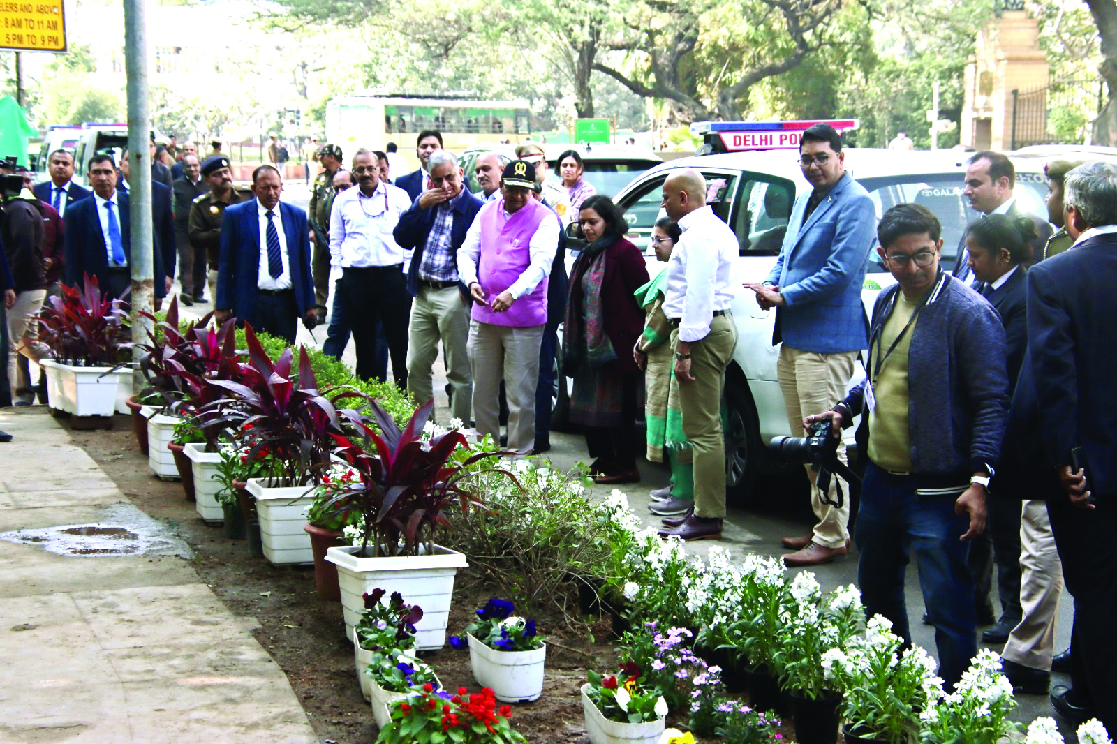 G-20 Summit: Following high-level meet, L-G visits various locations to take stock G-20 Summit: Following high-level meet, L-G visits various locations to take stock