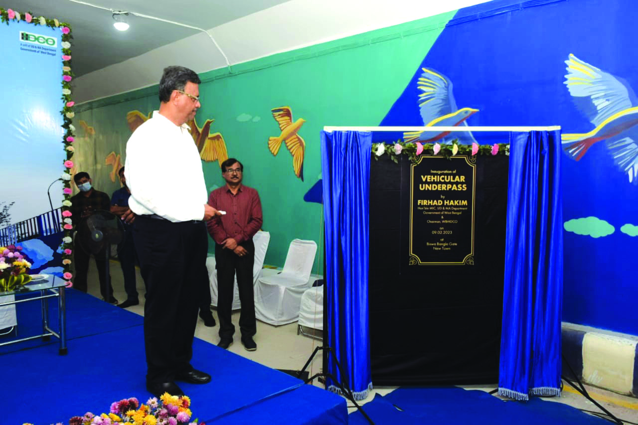 To curb jam: Hakim inaugurates vehicular underpass in New Town