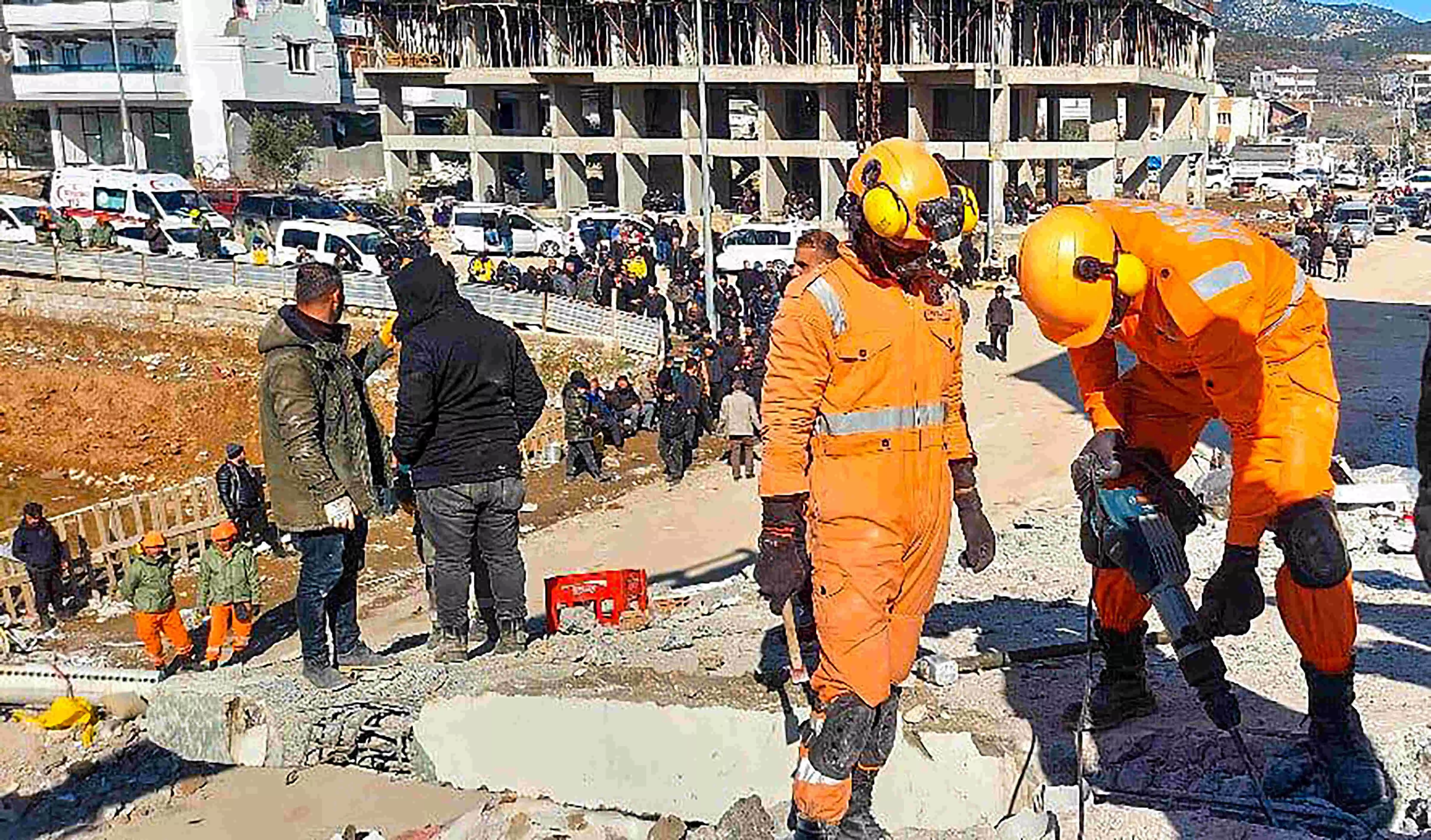 NDRF team rescues 6-year-old girl from debris in quake-hit Turkiye