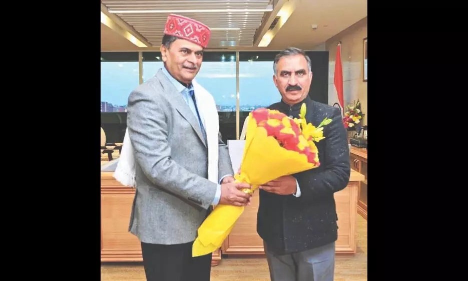 Himachal CM demands enhancing state share in hydel projects from 12% to 15% Himachal CM demands enhancing state share in hydel projects from 12% to 15%