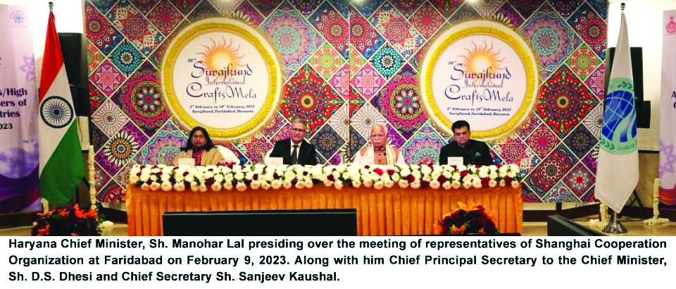 CM invites SCO nations to invest in Hry
