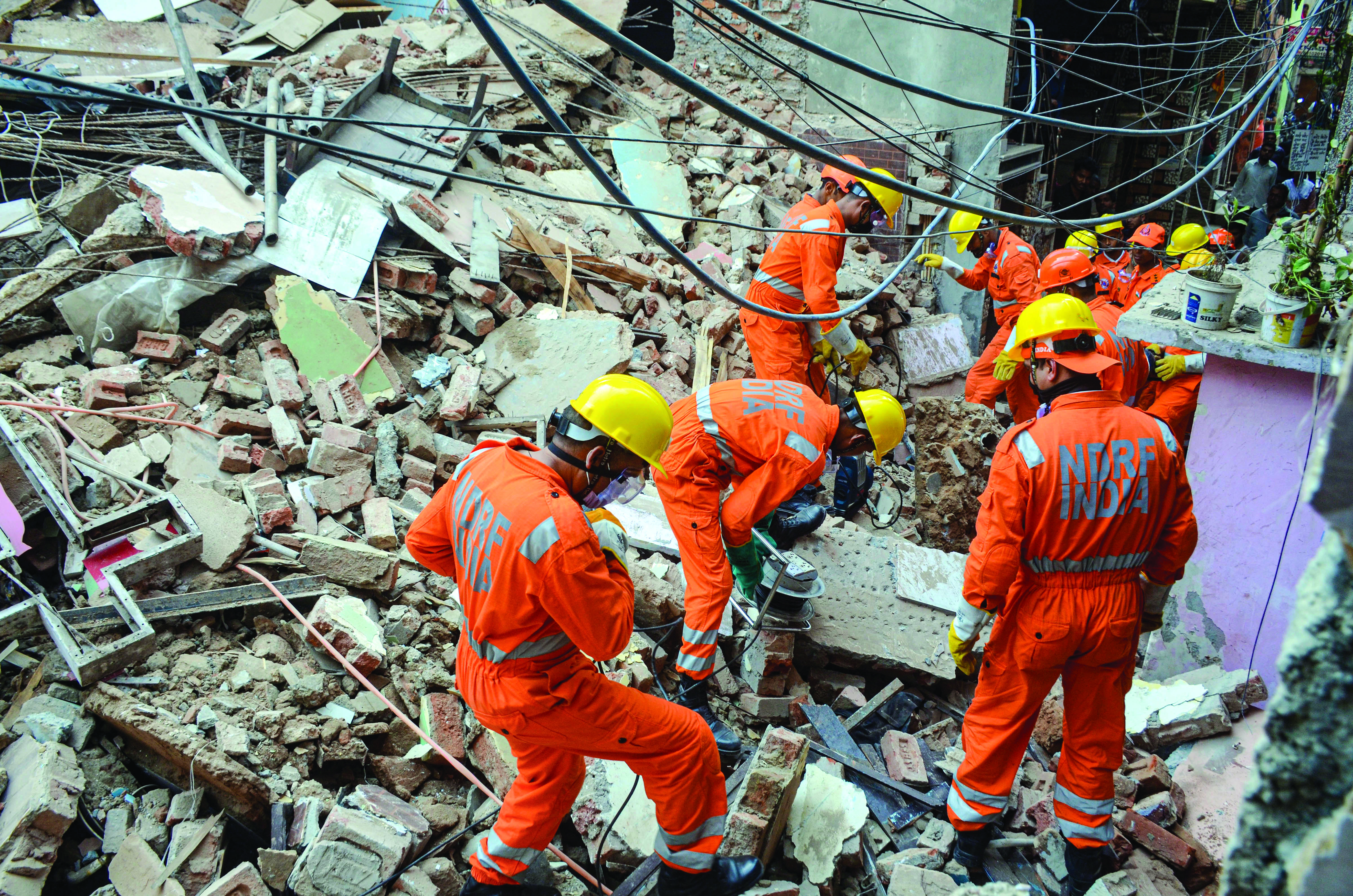 Construction worker dies after falling from first floor of building during renovation work Construction worker dies after falling from first floor of building during renovation work