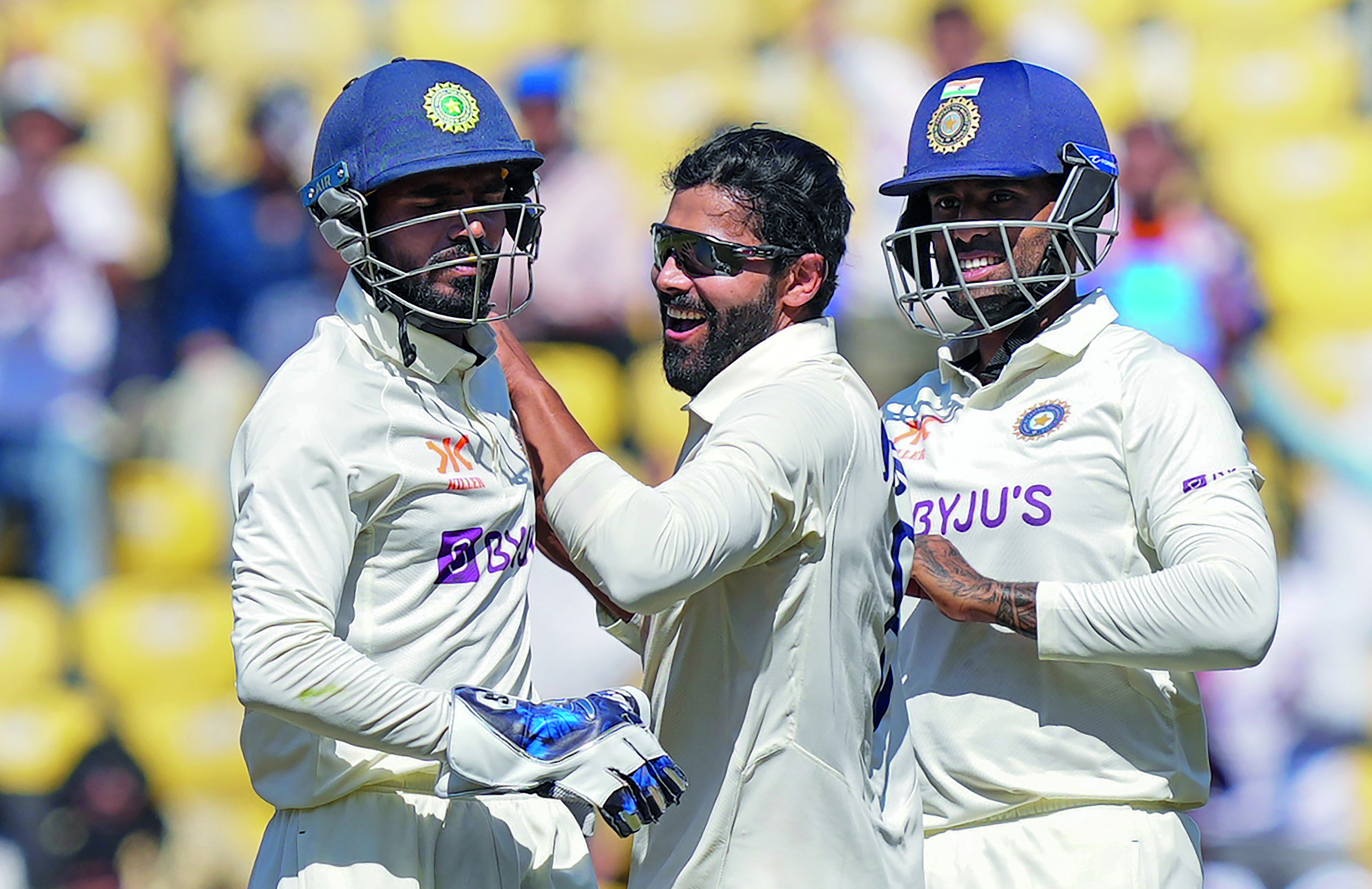 India take 1-0 lead after innings & 132-run win over Australia