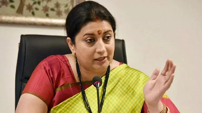 Women need to be at centre of decisions for future-ready society: Smriti Irani