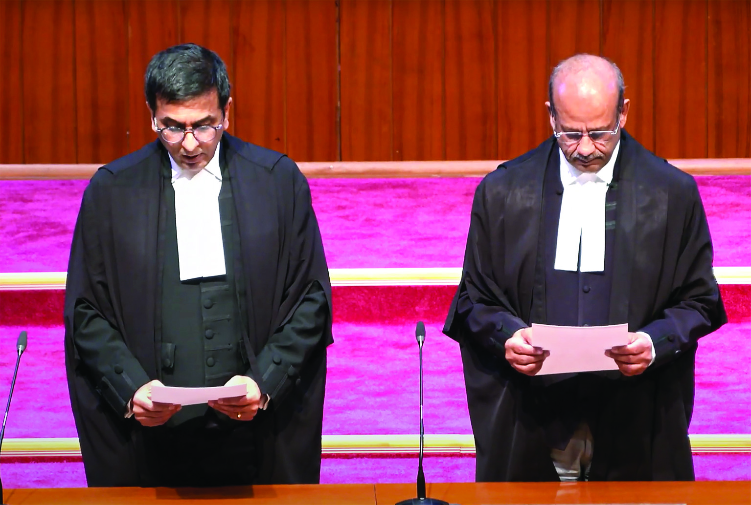 Two Supreme Court judges sworn in Two Supreme Court judges sworn in